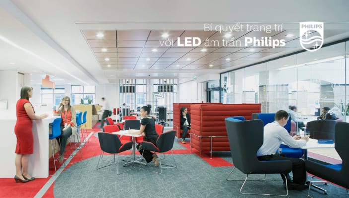 đèn downlight led âm trần philips