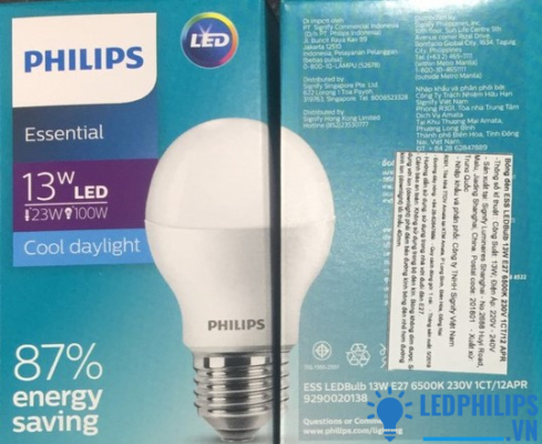 Bóng đèn LED ESS LEDBulb 13W E27 6500K (ánh Sáng Trắng) - Led Philips